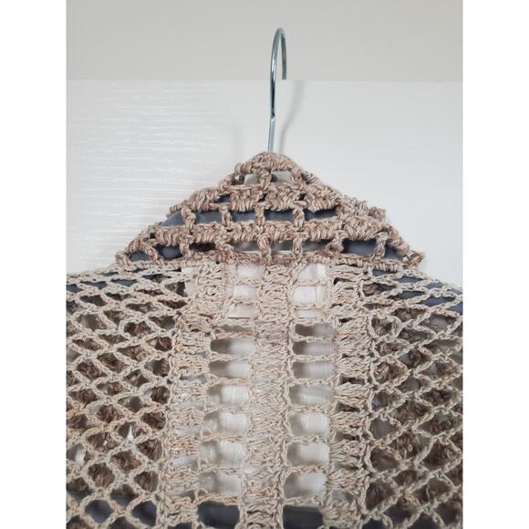 Rosie Neira Calado Hand Knit Crochet Festival Open Knit Cardigan, Size Medium - Picture 8 of 11